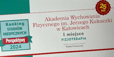 Kierunek Fizjoterapia - najlepszy w kraju!